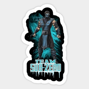 Team Sub-Zero Mortal Kombat Pro Kompetition Sticker
